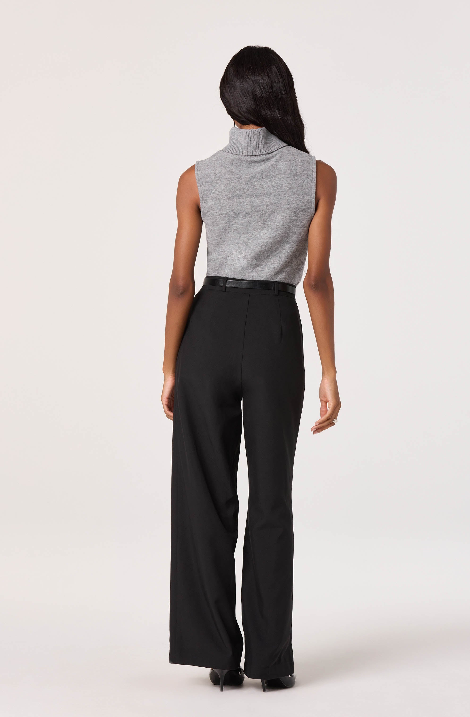 Pleated High Waist Trouser