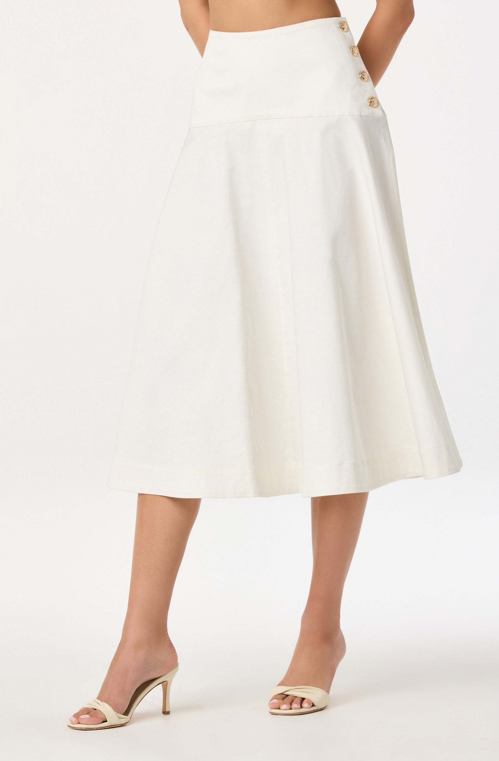 Drop Waist A-Line Skirt