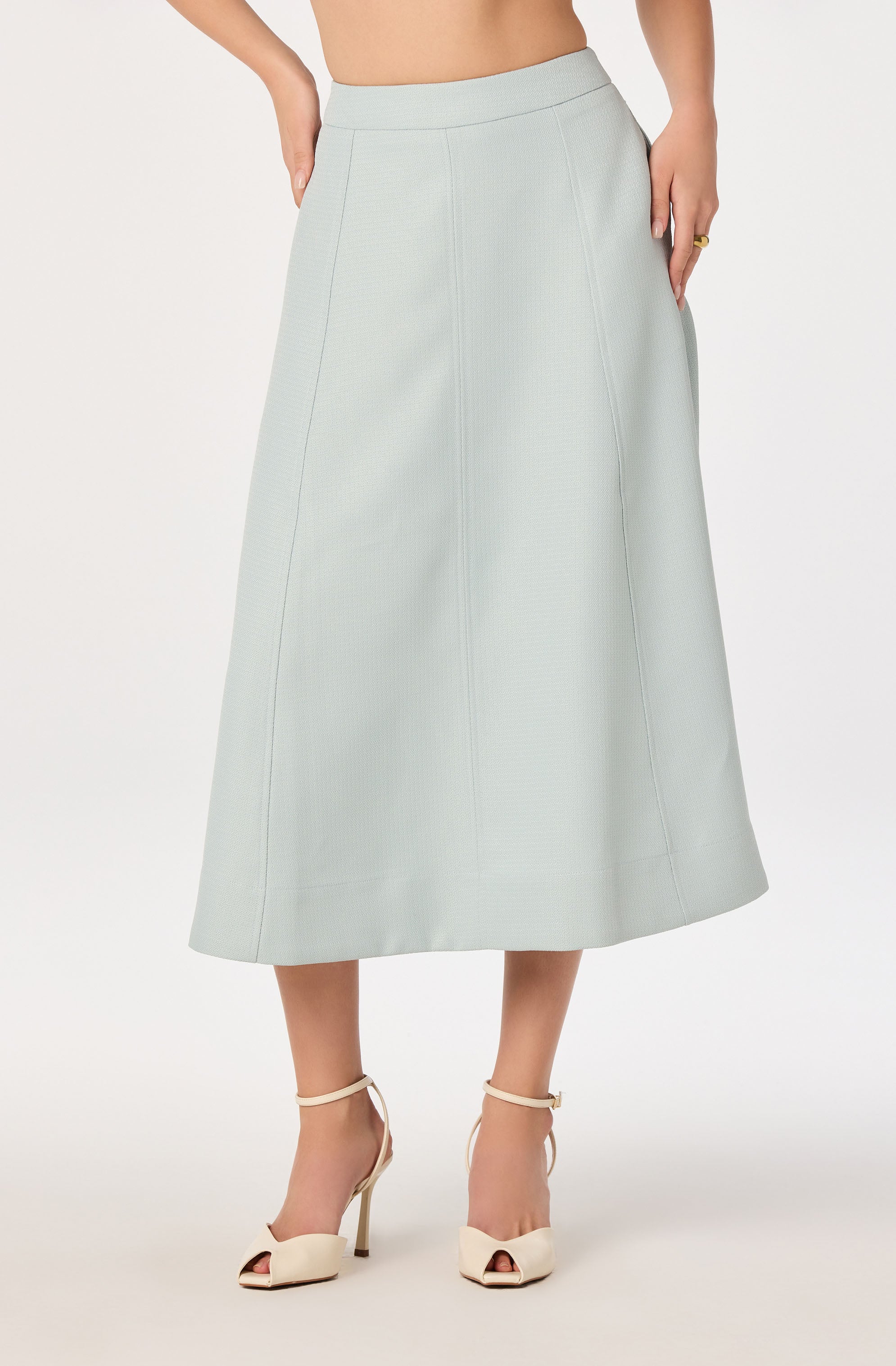 Kinslee A-Line Midi Skirt