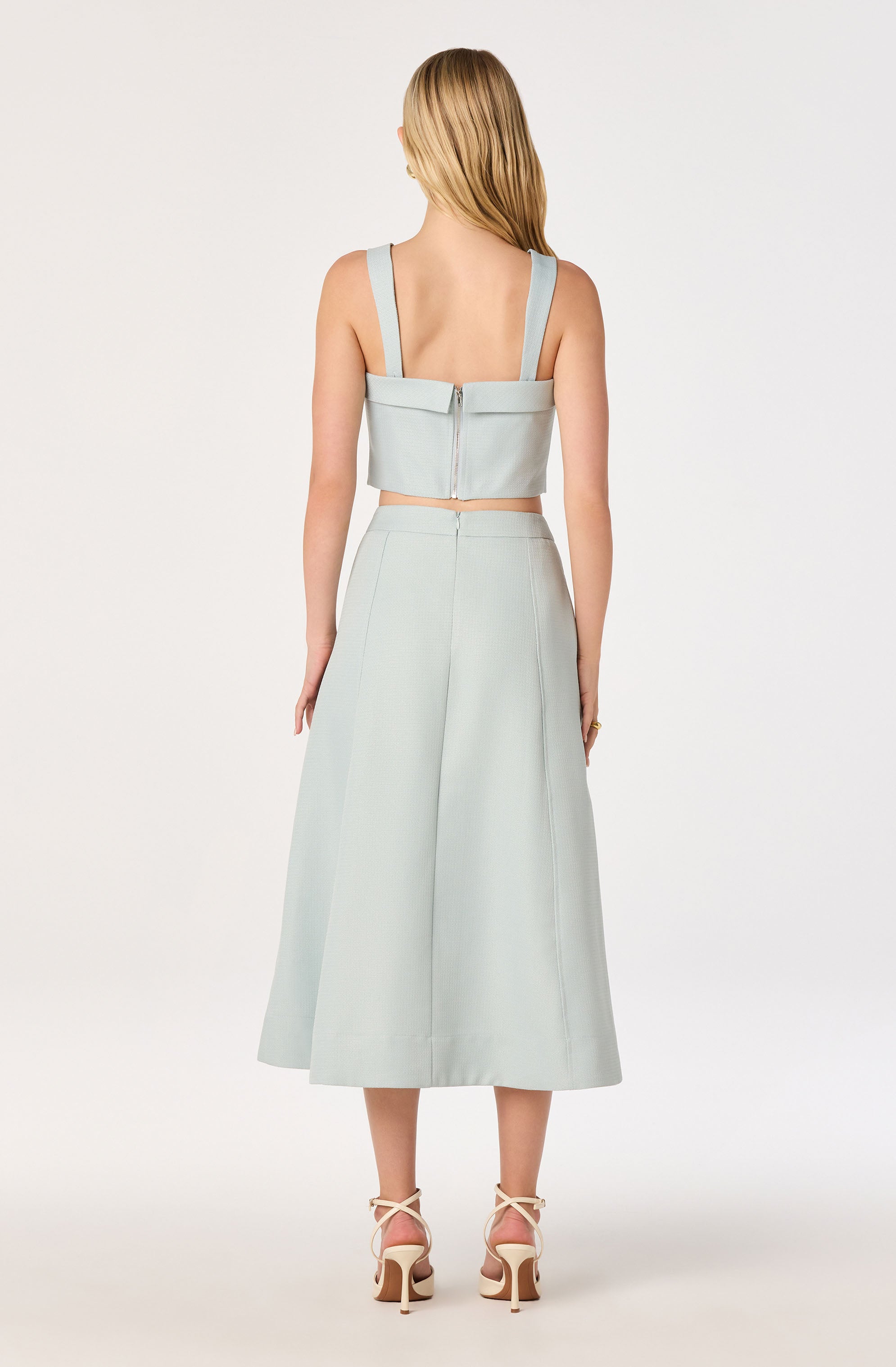 Kinslee A-Line Midi Skirt