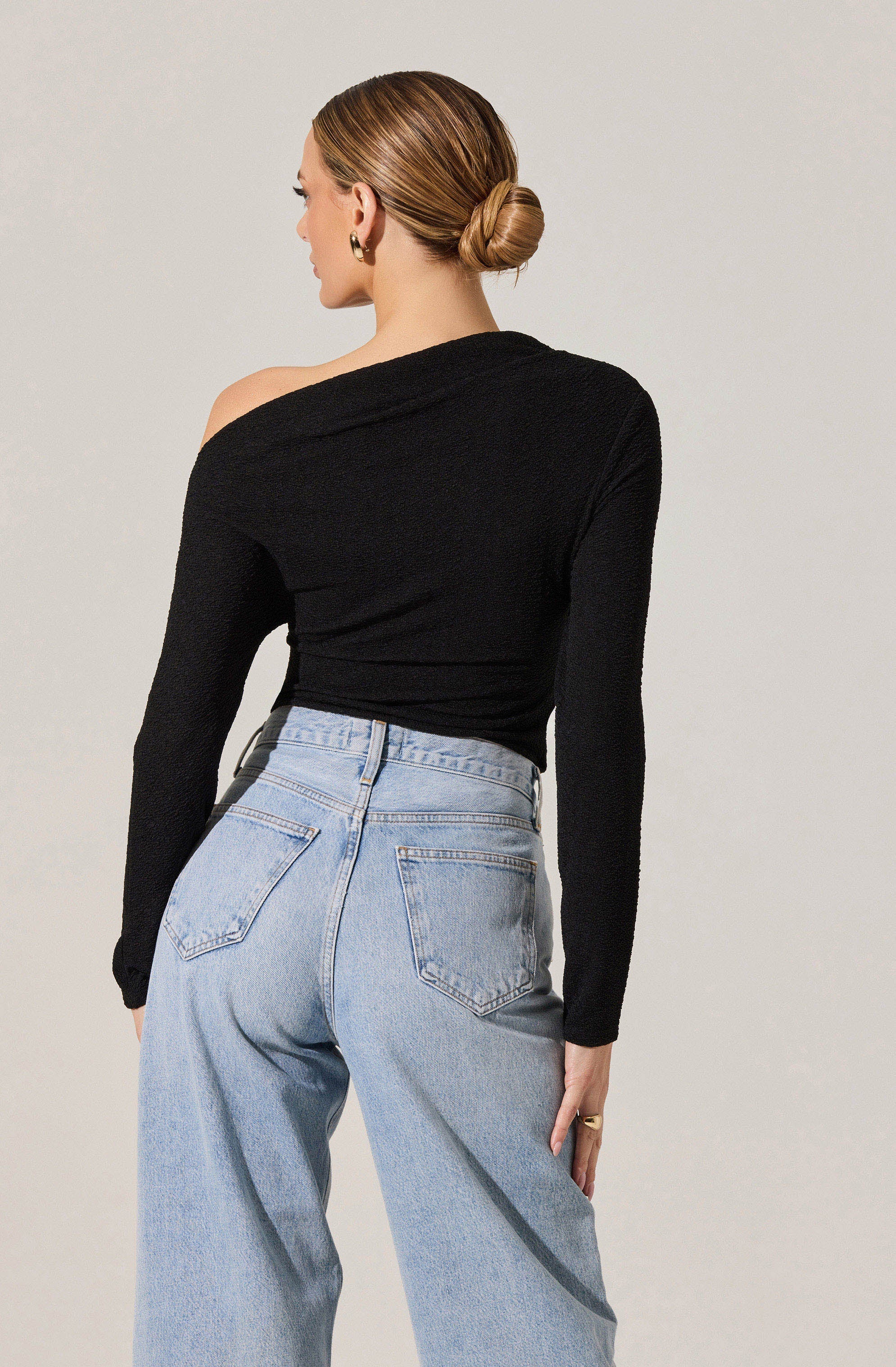 Textured Off Shoulder Top