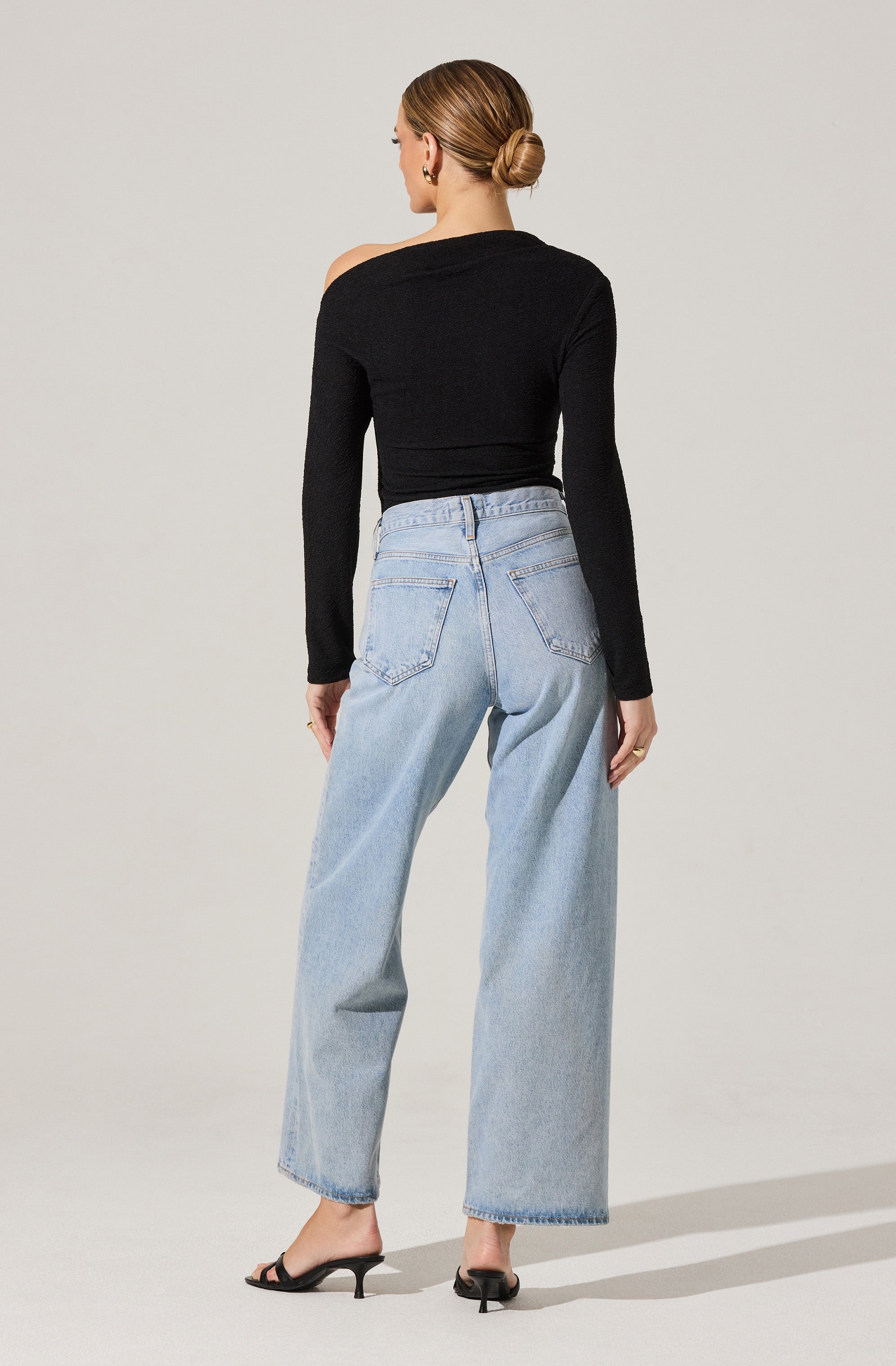 Textured Off Shoulder Top