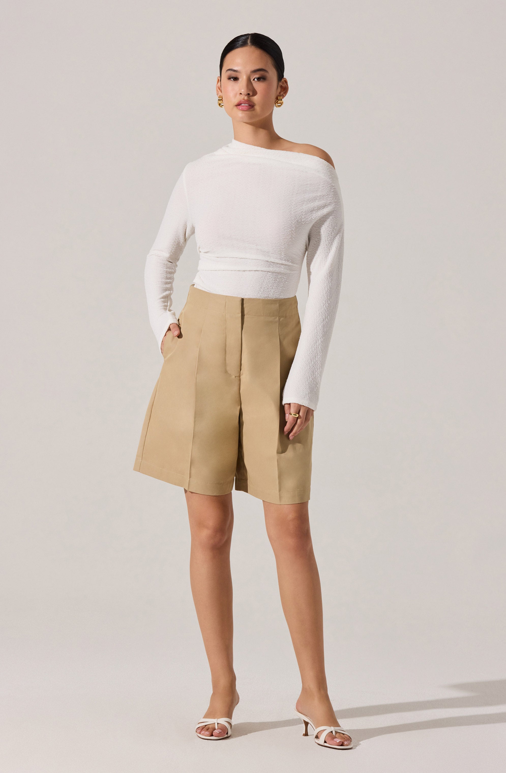 Textured Off Shoulder Top