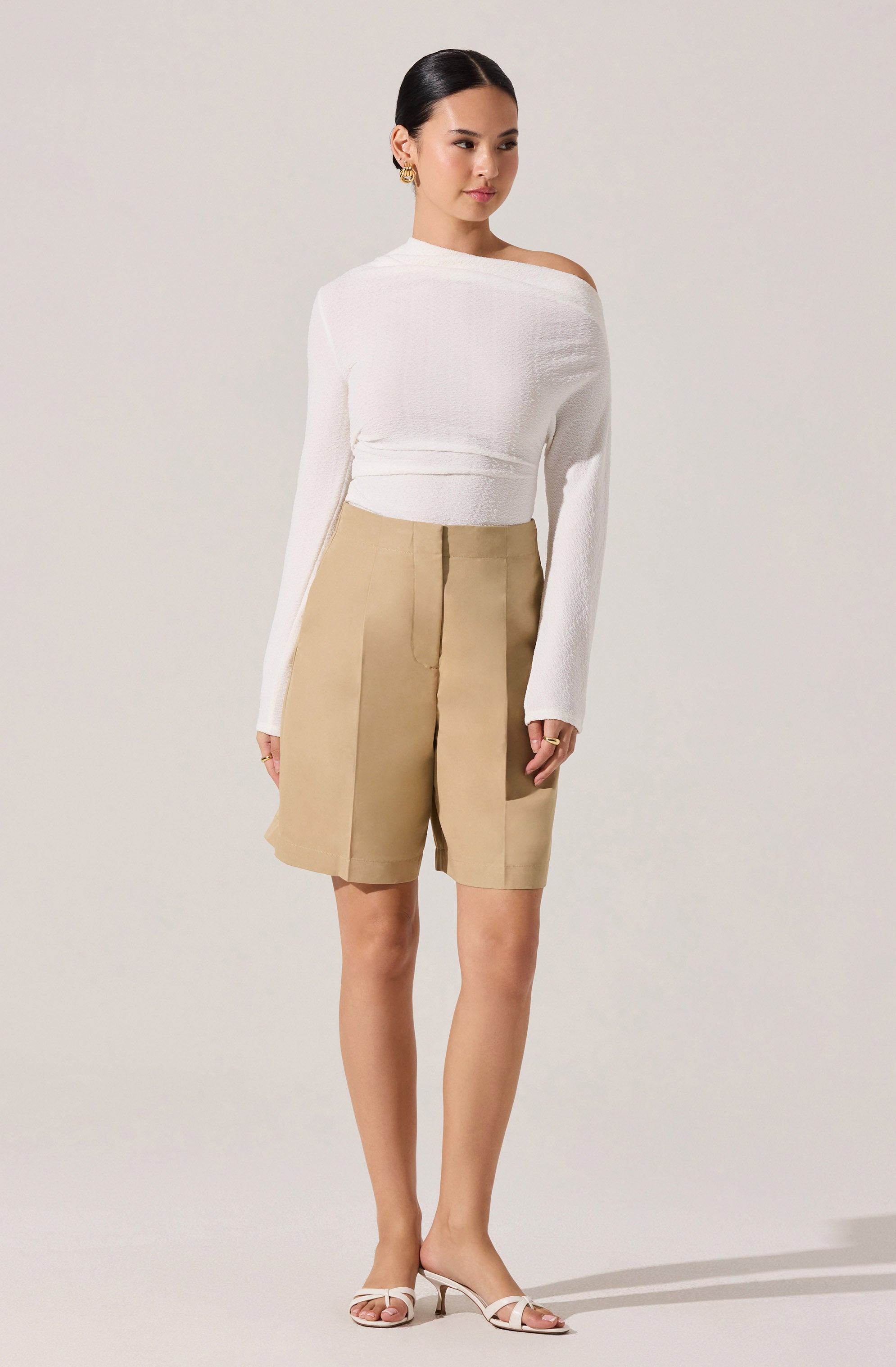 Textured Off Shoulder Top