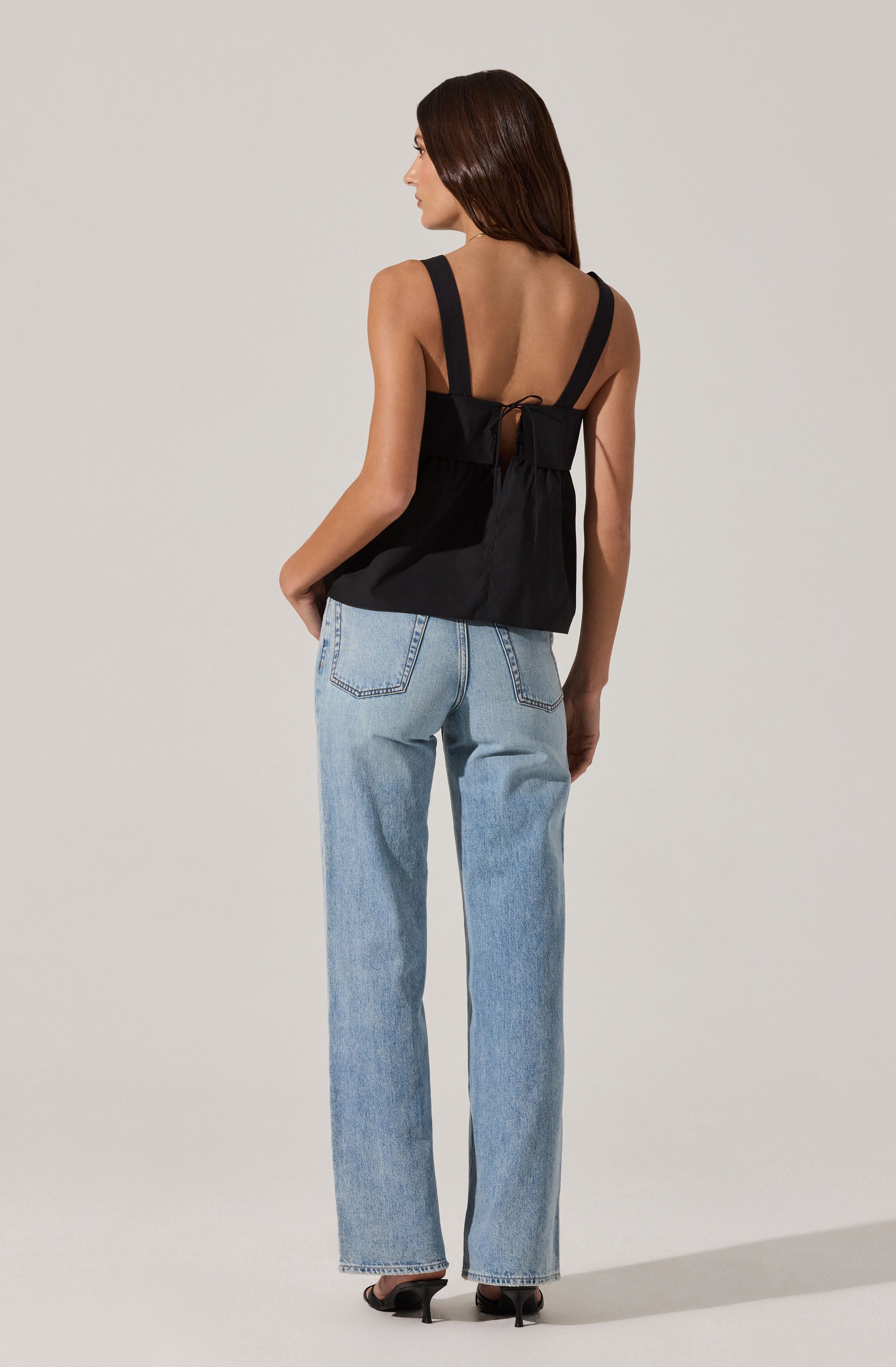 Square Neck Babydoll Top