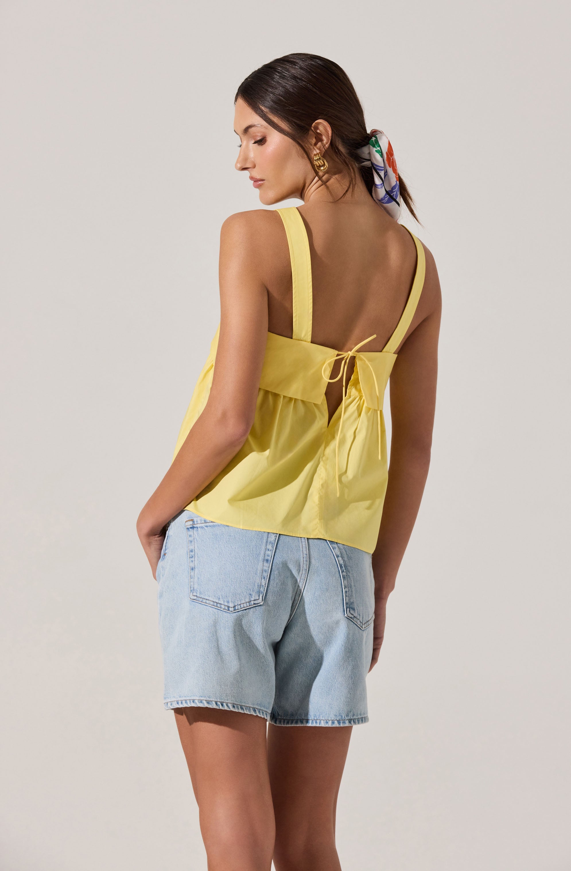 Square Neck Babydoll Top