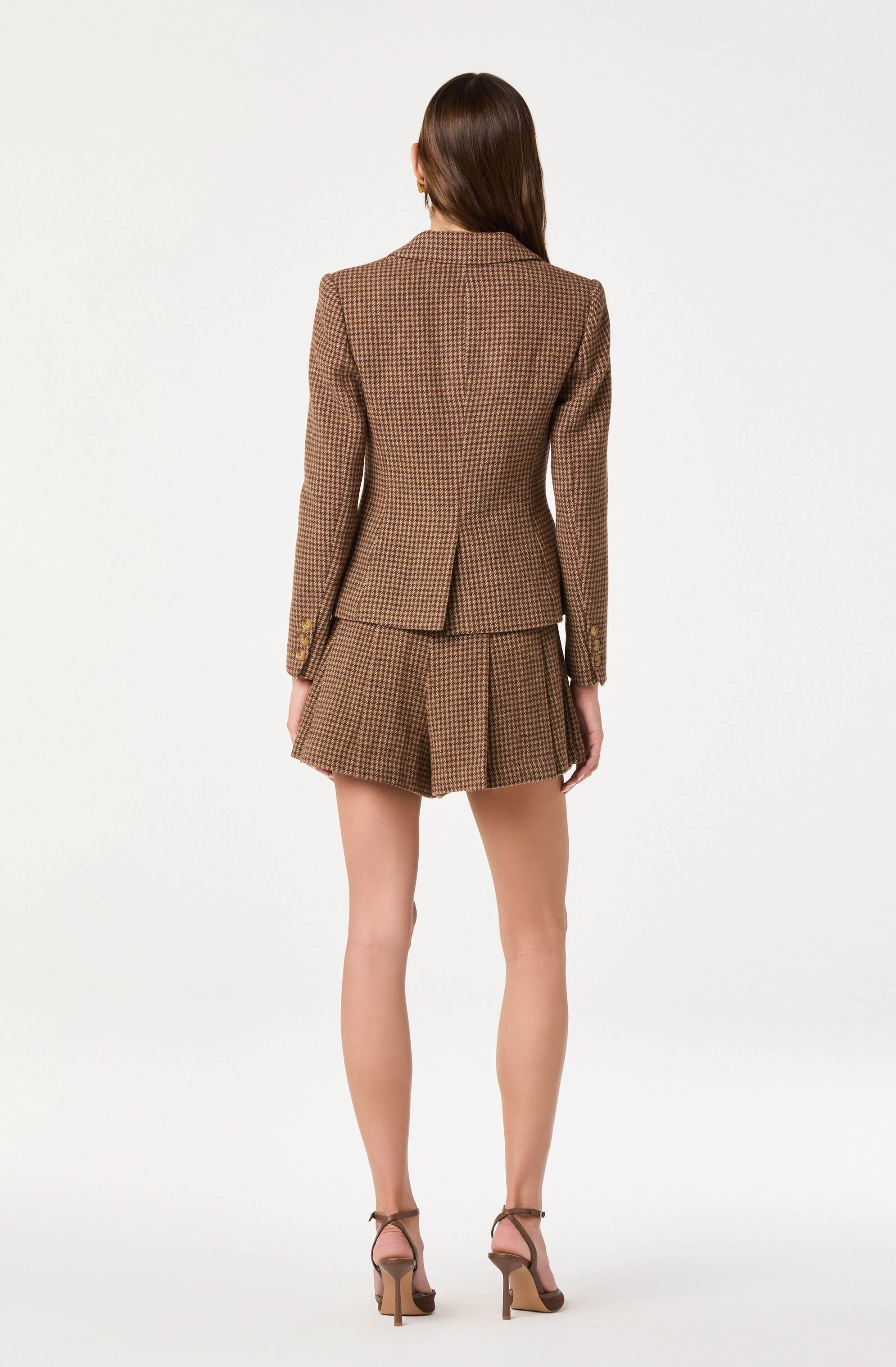 Plaid Tailored Blazer