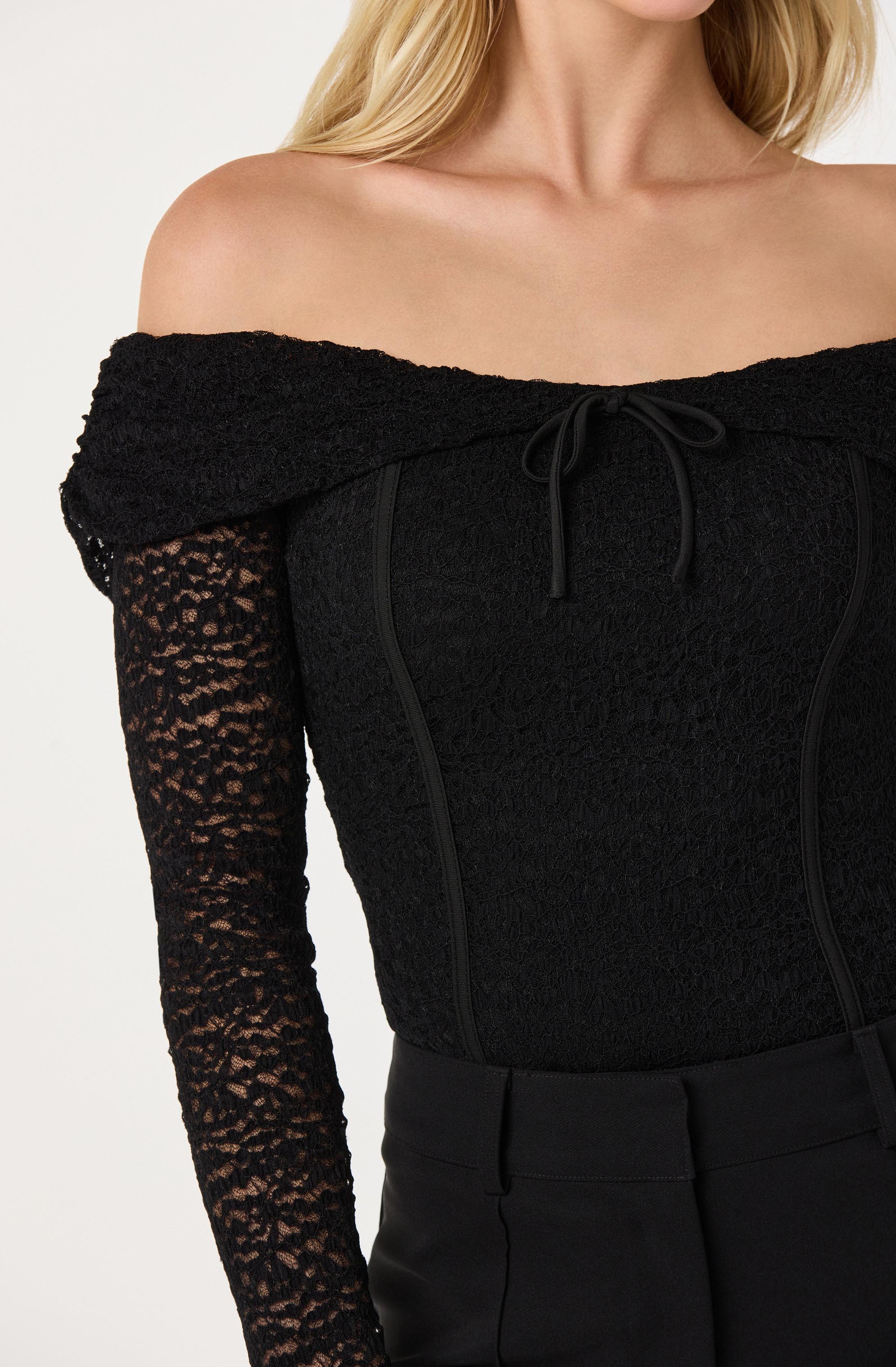 Off Shoulder Lace Top