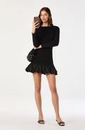 Carlene Ribbed Mini Sweater Dress